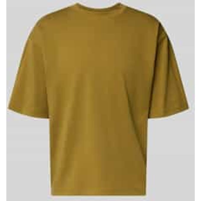 relaxed fit T-shirt met ronde hals