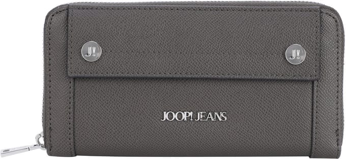 JOOP! Portemonnee Cornice Melete Purse Beluga Donkergrijs