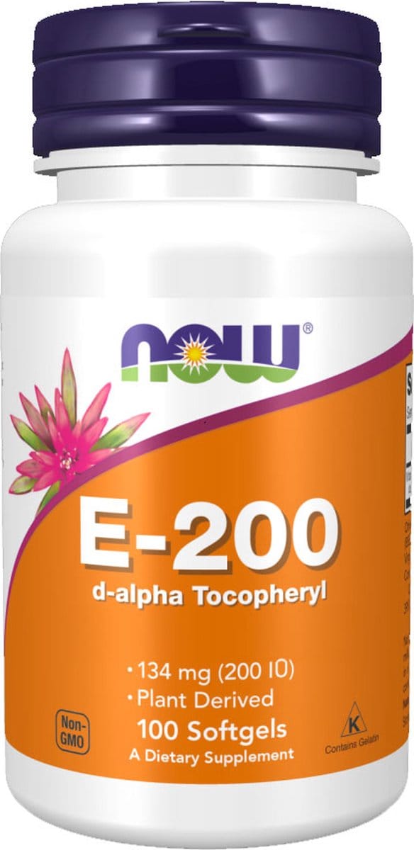 Vitamine E 200IU D-Alpha Tocopheryl - 100 softgels