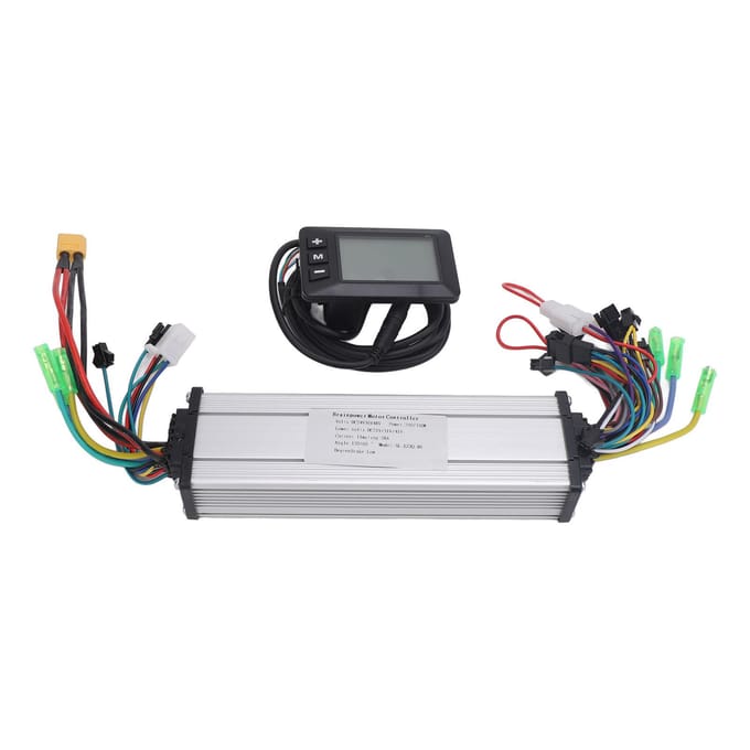 24V 36V 48V 250W 350W Borstelloze Motor Dubbele Aandrijving Controller G51LCD Display Elektrische Fiets Controller black