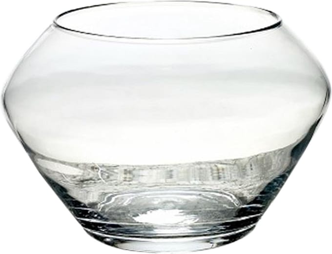Maison Pederrey - Vaas - glas - transparant - D30 x H20 cm - Opening 19 cm
