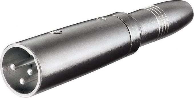Electrovision XLR (m) - 6,35mm Jack mono (v) adapter