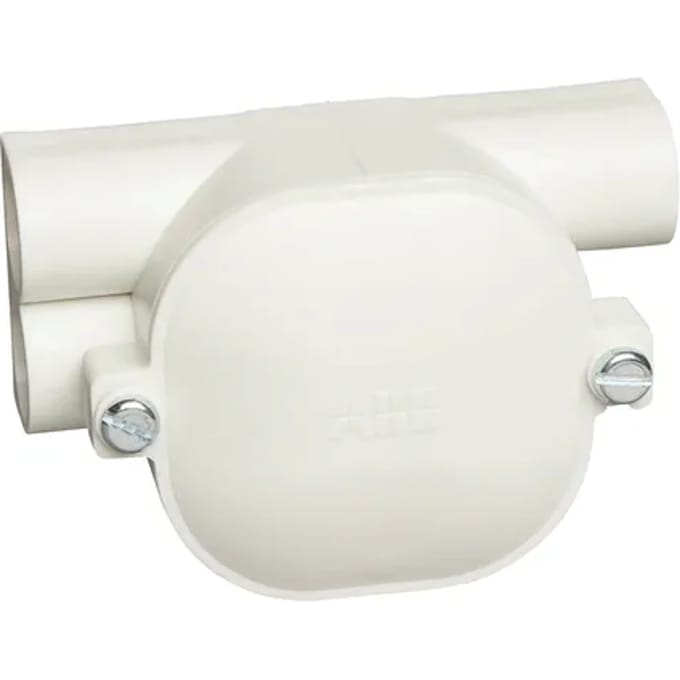 Abb Trekdoos 5/8 Dubbel Links Met Deksel Kunstof