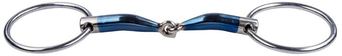 Dubbel bit voor paarden Trust Sweet Iron Loose ring locked 16