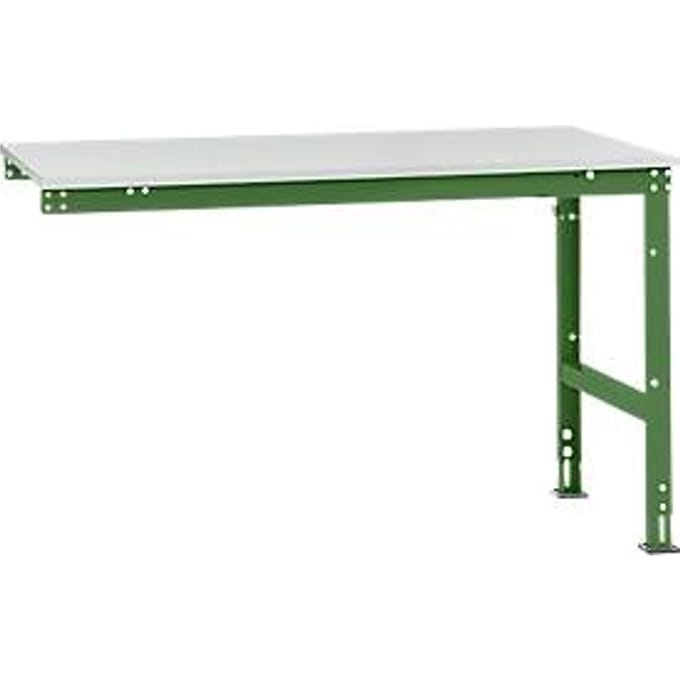 Manuflex aanbouwtafel UNIVERSAL Standaard, tafelblad melamine, 1500 x 1000, resedagroen