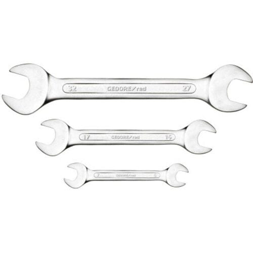 Gedore RED 3300961 R05125012 Dubbele steeksleutelset 12-delig Sleutelbreedte (metrisch) 6 - 9 mm