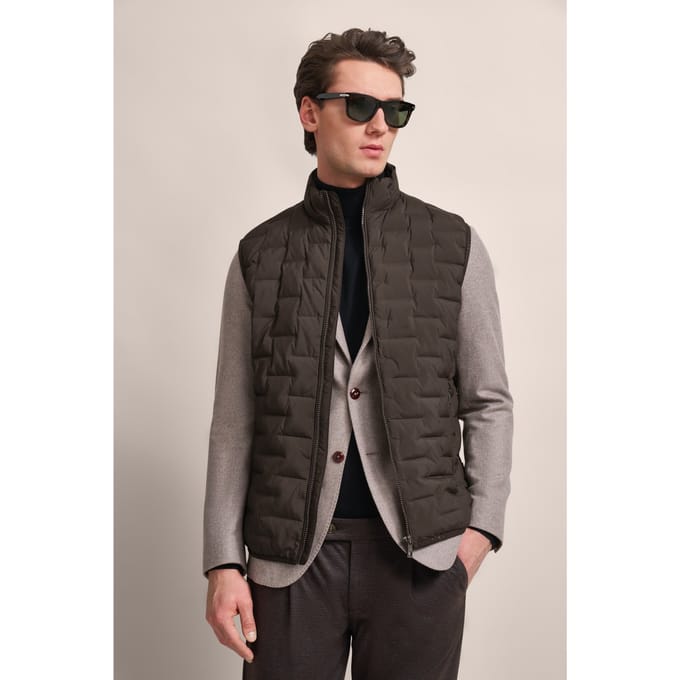 Bugatti Herren Waistcoat met een sportieve look