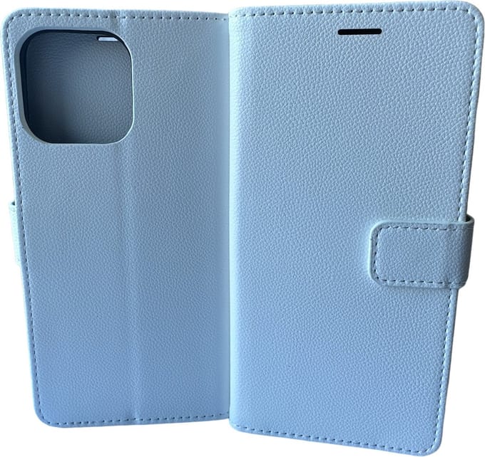 Portemonnee Book Case Hoesje Geschikt voor: iPhone 14 Pro - Wit