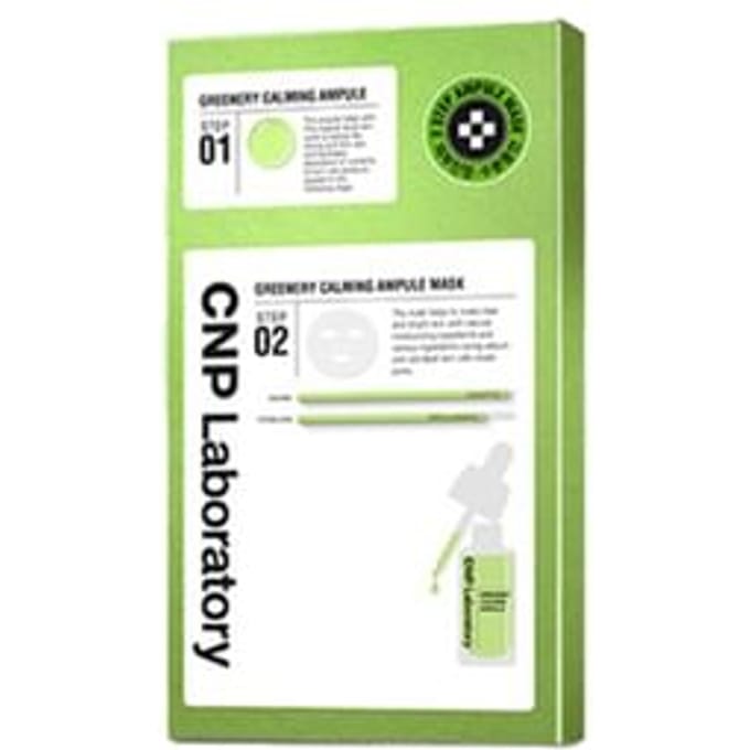 CNP Laboratory - Greenery Calming Ampule 2-Step Mask Set 5 sheets