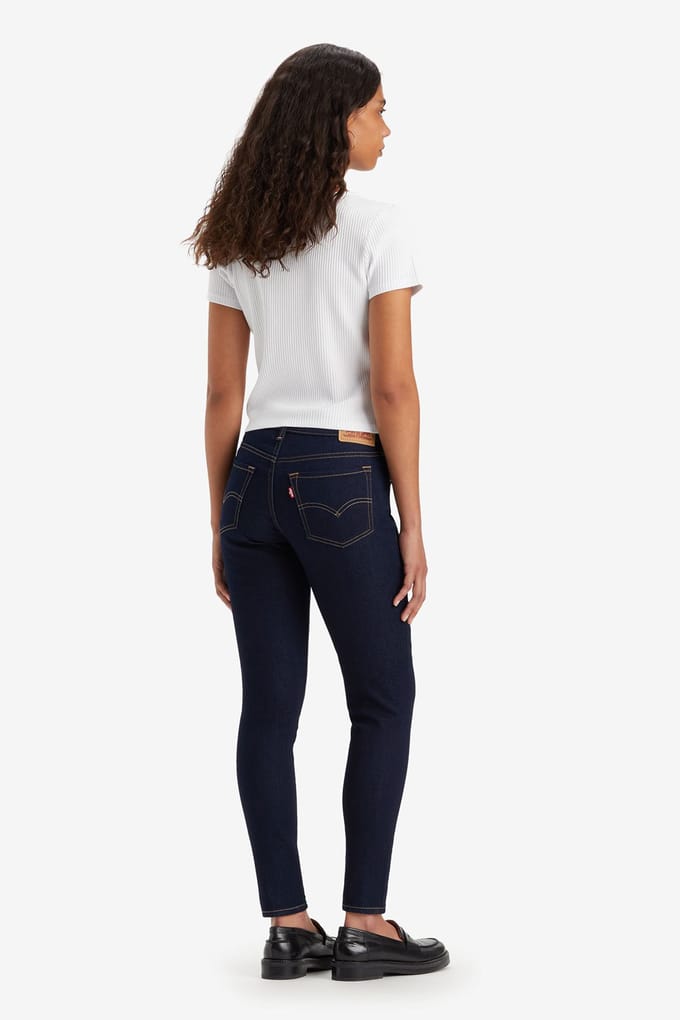 Levi's 711 Double Button Cast Shadows Taglia: W25L32 | Pantaloni skinny Outlet | Donna