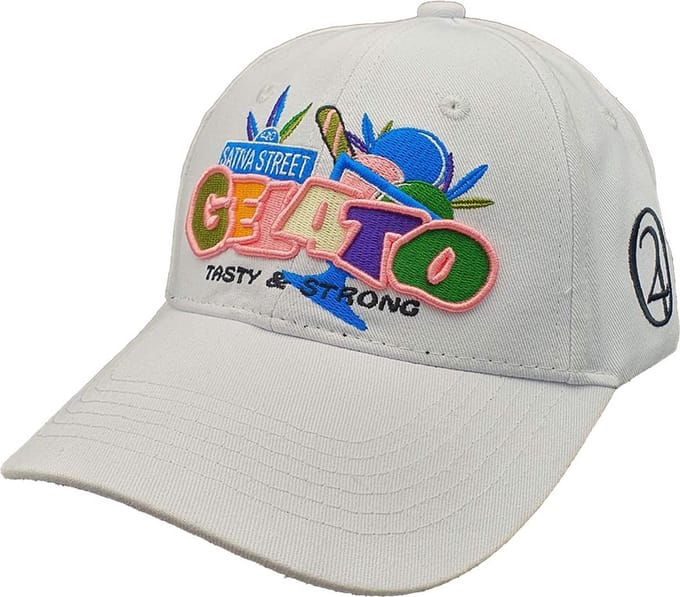 Lauren Rose - Gelato 420 - Strapback Pet - One Size - Wit