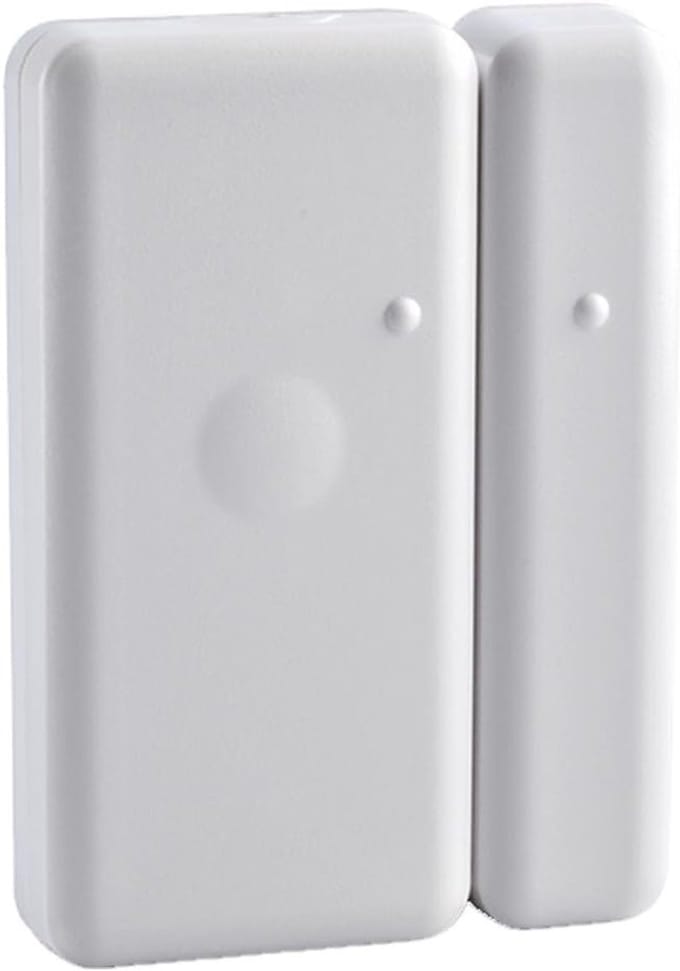 Openingsmelder - Detector deur raam - Beveiliging huis - Draadloos compact ontwerp - 25 x 52 cm - Wit
