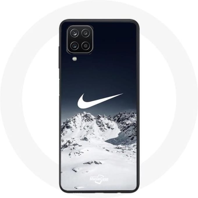 Coque Samsung Galaxy A12 Nike Logo Niege Hiver