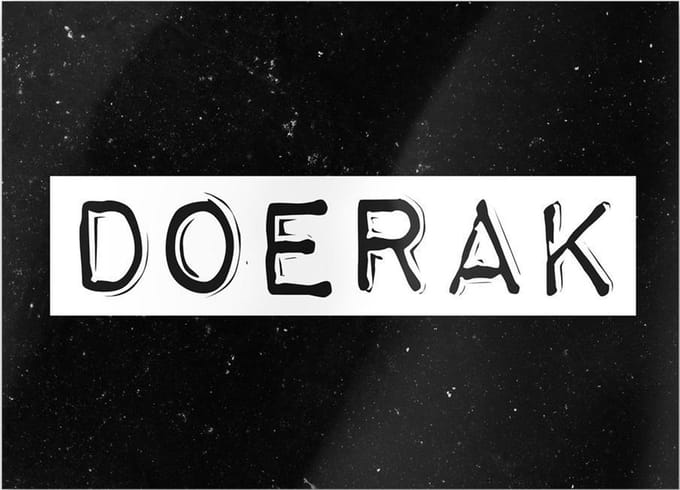 Paper Dreams Kaart Doerak 15 X 10,5 Cm Papier Zwart/wit