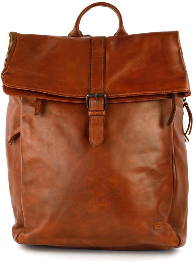 Bear Design Kai Rolltop Laptop Rugzak - 14 inch - Bruin