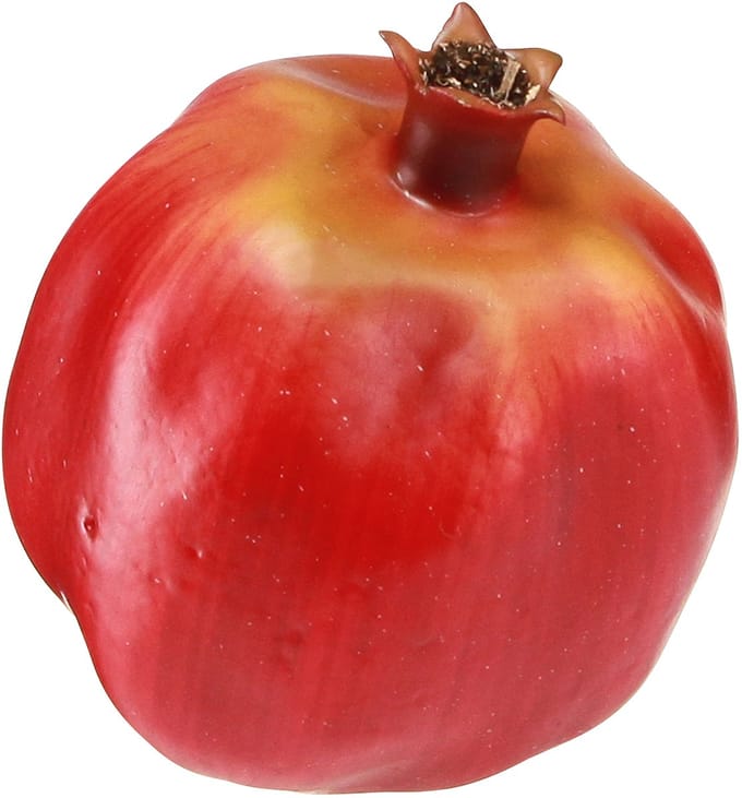 Granaatappel sierfruit kunst rode raamdecoratie 10,5cm