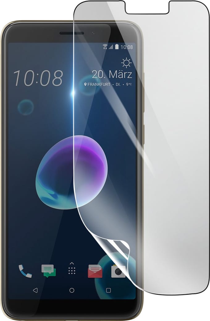 3mk, Geschikt voor HTC Desire 12, Schokbestendige Hydrogel Screenprotector, Transparant