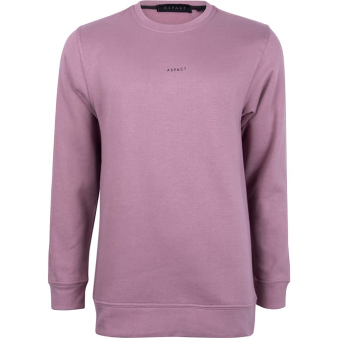 Aspact  Back Logo Sweater Elderberry Size: XL | Sweaters Outlet | Unisex | Paars