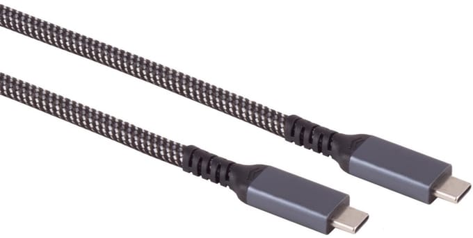 USB-C kabel | USB3.1 10 Gbps | PD 100W | 4K 60Hz | nylon | 2 meter