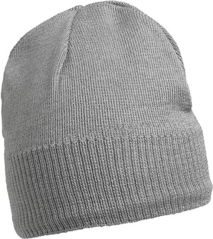 Myrtle Beach - Unisex Gebreide Beanie met Fleece Binnenkant (Grijs)