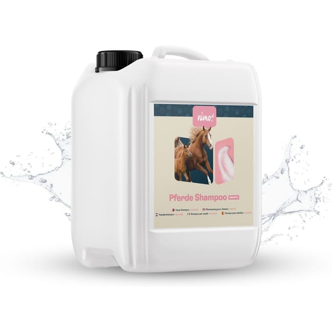 nimo® paardenshampoo sensitive • parfumvrij & pH-neutraal voor alle rassen 5
