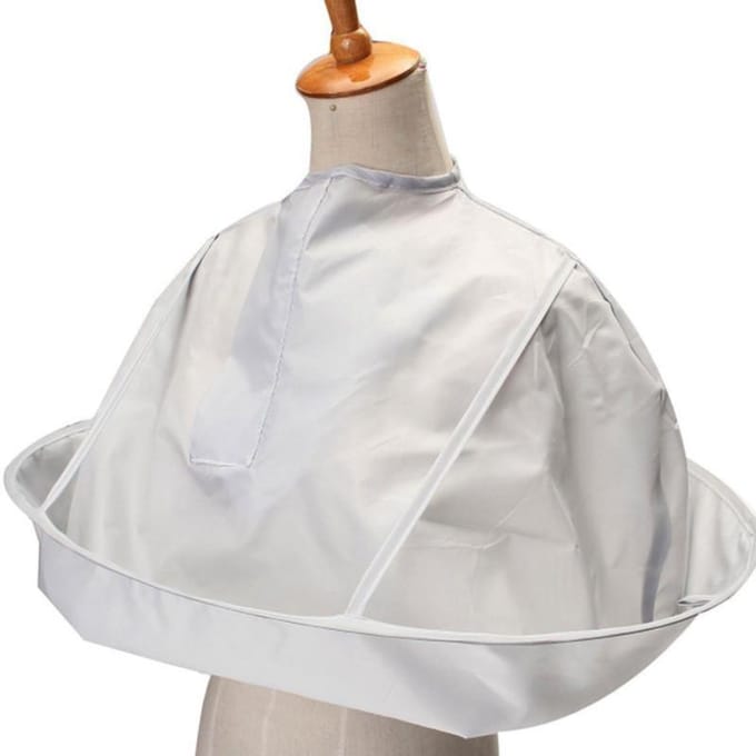 DIY Haar Knippen Mantel Paraplu Cape Salon Kapper Thuis Stylisten Kapsel zilver