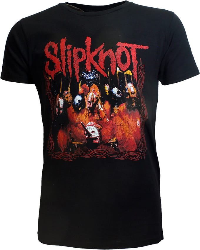 Slipknot Group Photo Band T-Shirt - Officiële Merchandise - M