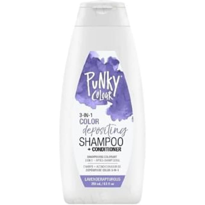 Punky Colour - 3-in-1 Color Depositing Shampoo + Conditioner Lavenderapturous 250ml