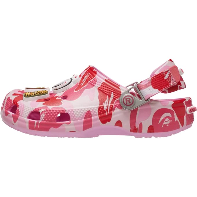 Crocs Classic Clog A Bathing Ape ABC Camo Roze (Kinderen) 29-30 pink