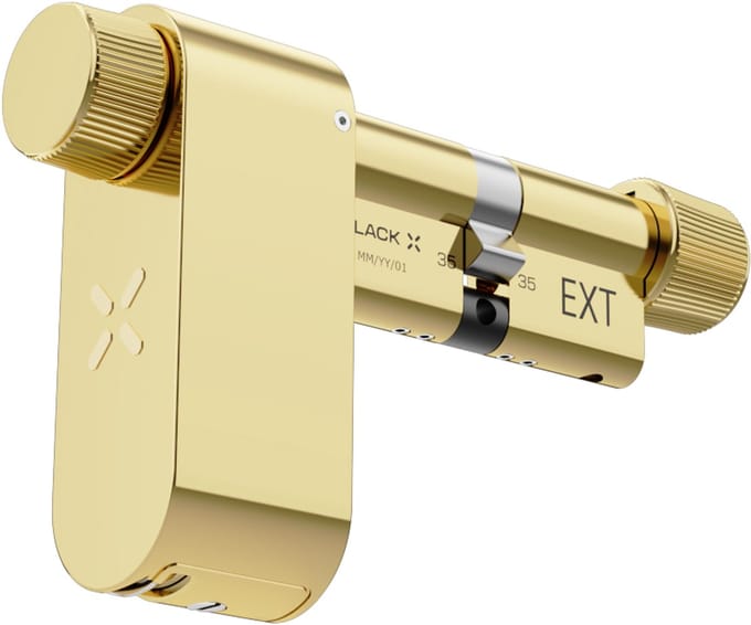 Black X - Smart Lock - 35/35mm - 45/45mm - messing