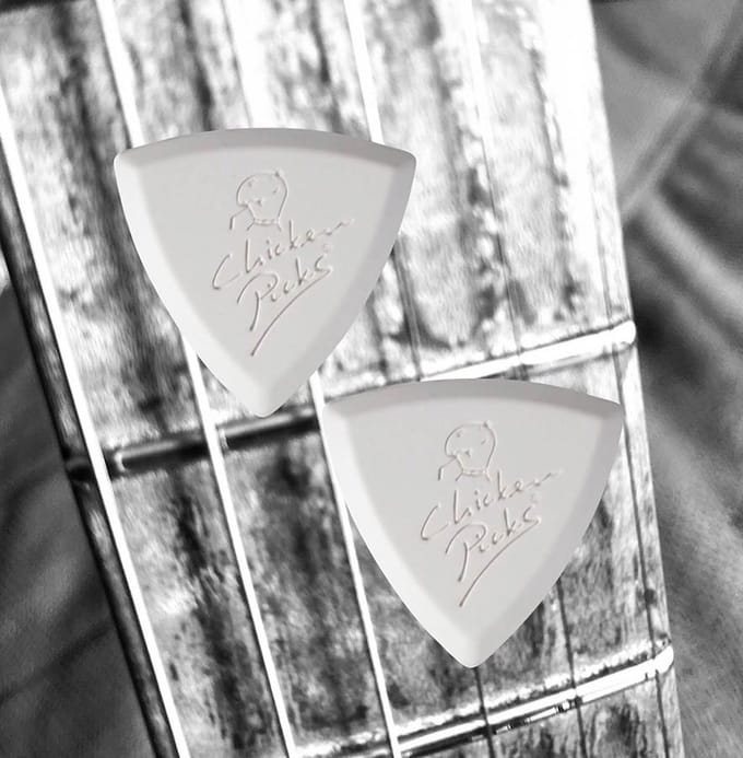 ChickenPicks Bermuda IIIP 2.1mm Gitaarpicks 2-Pack Thermosetting Kunststof Extreem Hard