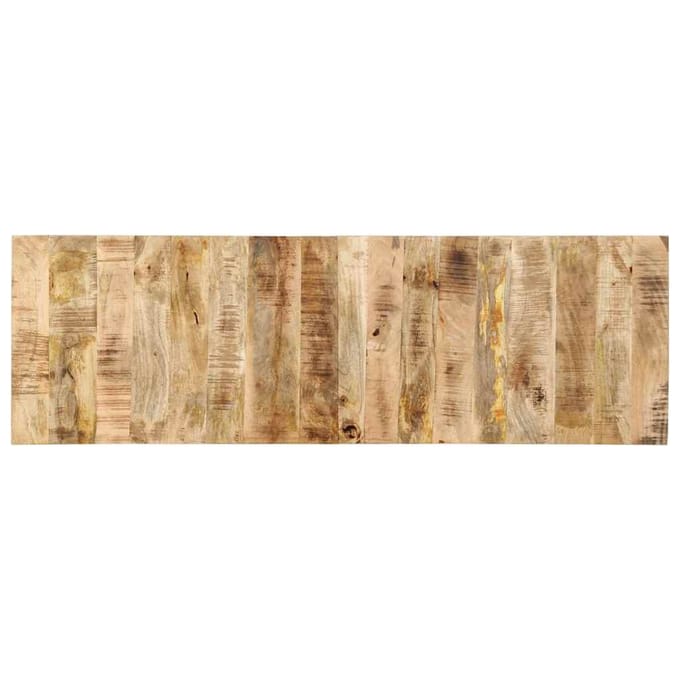 vidaXL - Hoofdbord - 160 - cm - massief - ruw - mangohout