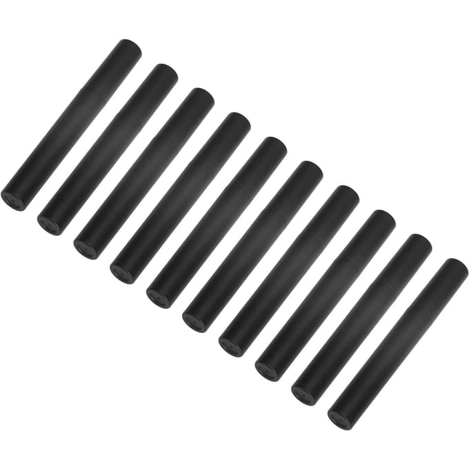 10 stuks Lege Mascara Eyeliner Tube Zachte Fijne Punt Borstel Herbruikbare Wimpergroei Vloeistof Fles 4ml gray