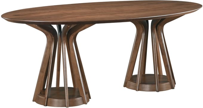 Selsey Stenne – Eettafel 200 x 110 cm, notenhoutlook