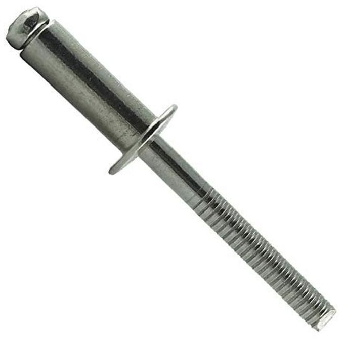 Blindnieten met Platte Kop - Roestvrij Staal A2 - DIN 7337 - 6 X 30 mm