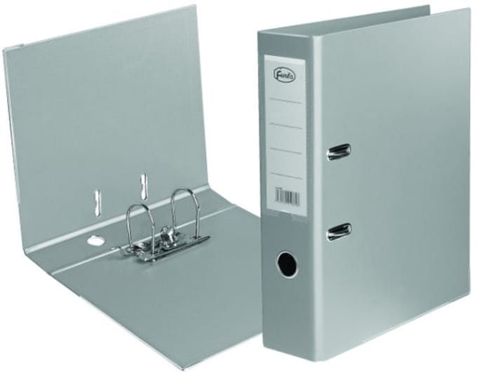 Centrum Forofis ordner A4 80mm grijs PVC 91065.