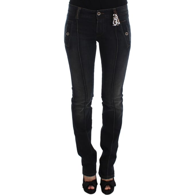 Rechttaille Jeans Met Uniek Naaddetail