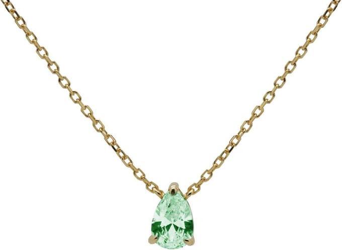 Karma Ketting Julia Ocean Green Goud