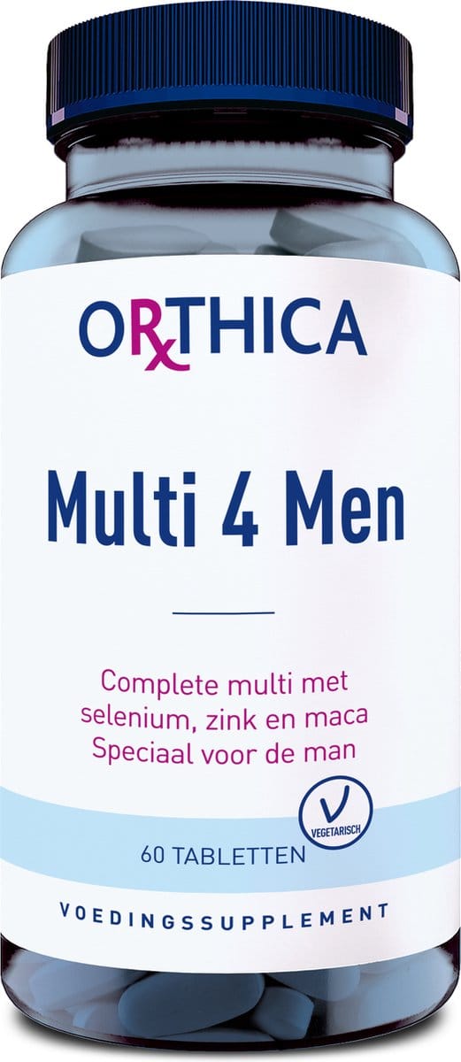 Orthica Multi 4 Men - met selenium, zink en maca - 60 tabletten