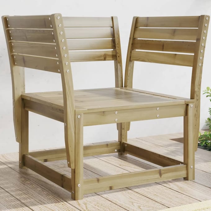 vidaXL - Tuinstoel - geïmpregneerd - hout