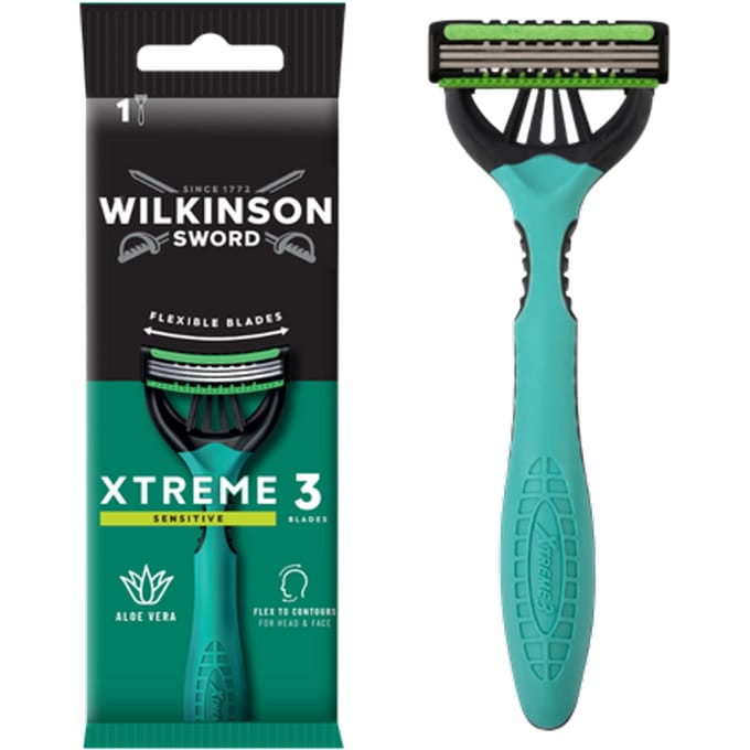 Wilkinson Sword Xtreme 3 Sensitive Wegwerpscheermes – 1 Stuk