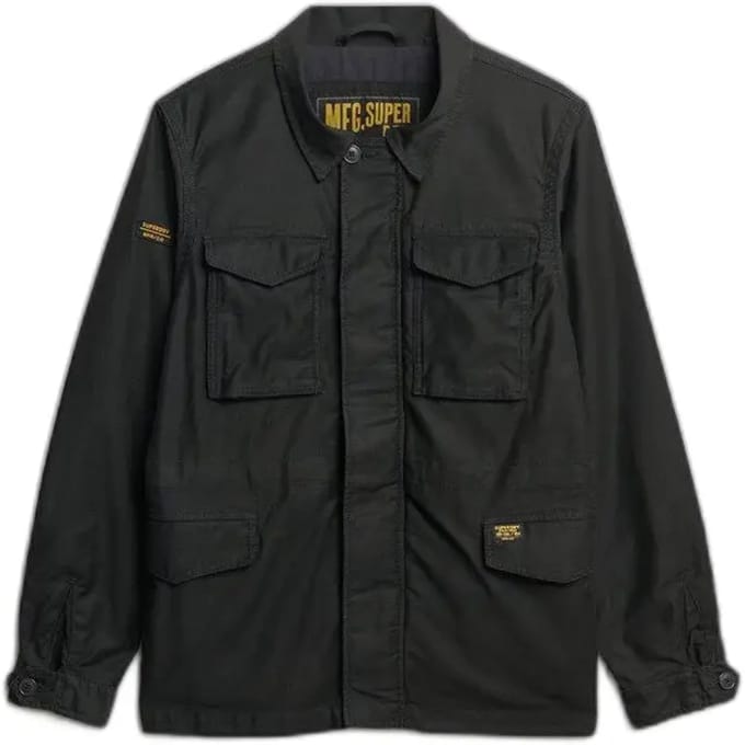 Superdry Collared M65 Jas Zwart XL Man