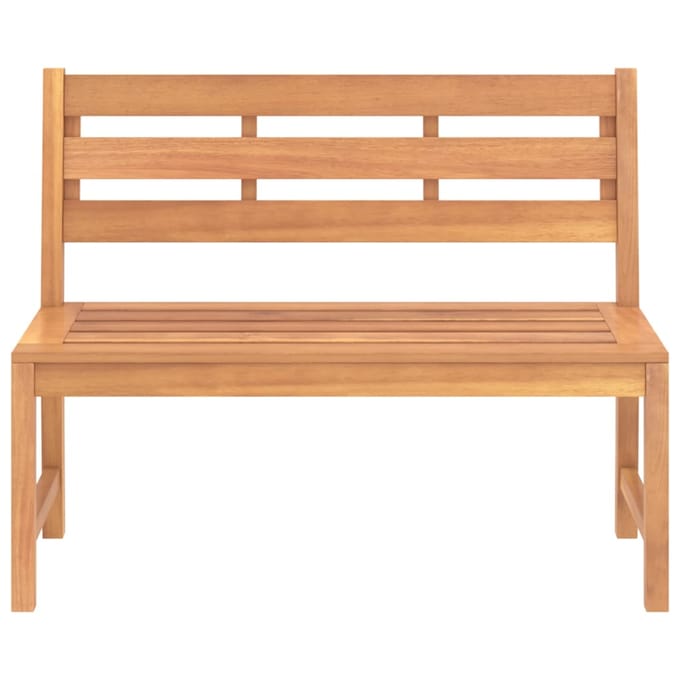 vidaXL - Tuinbank - 114 - cm - massief - teakhout