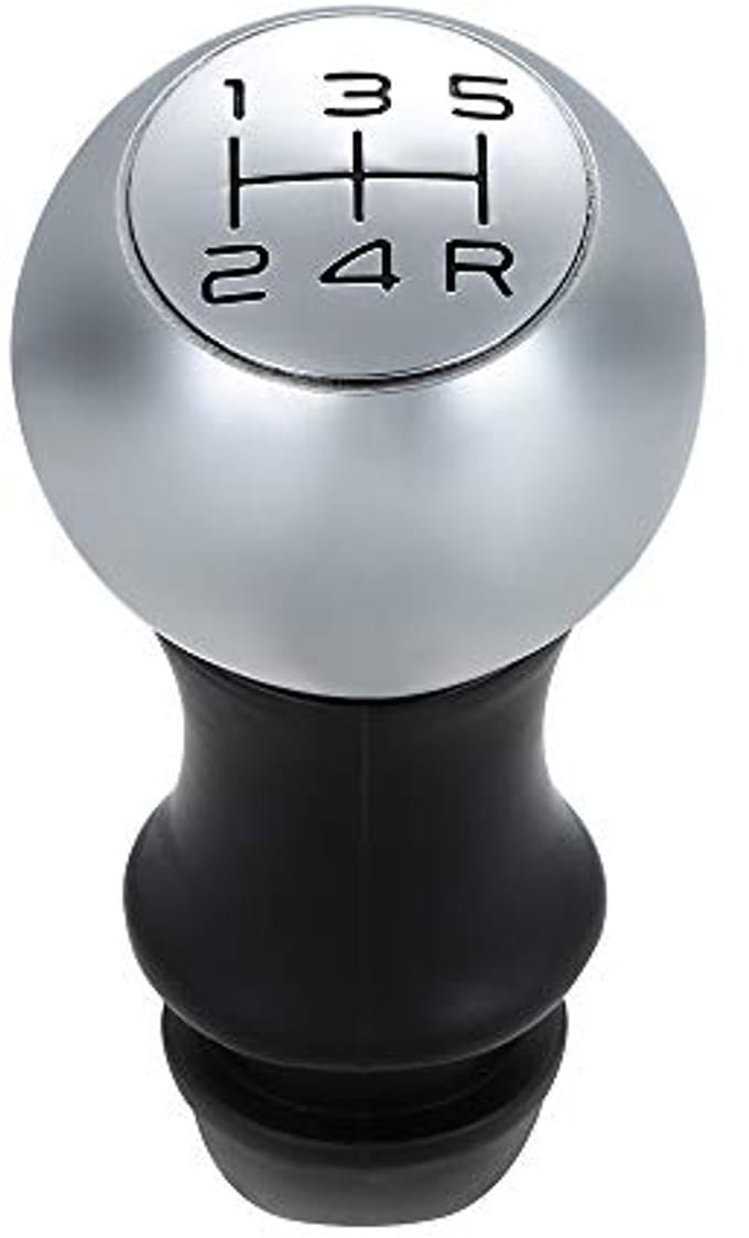 Chroom Versnellingspookknop Adapter voor Handmatige 5-Speed Transmissie