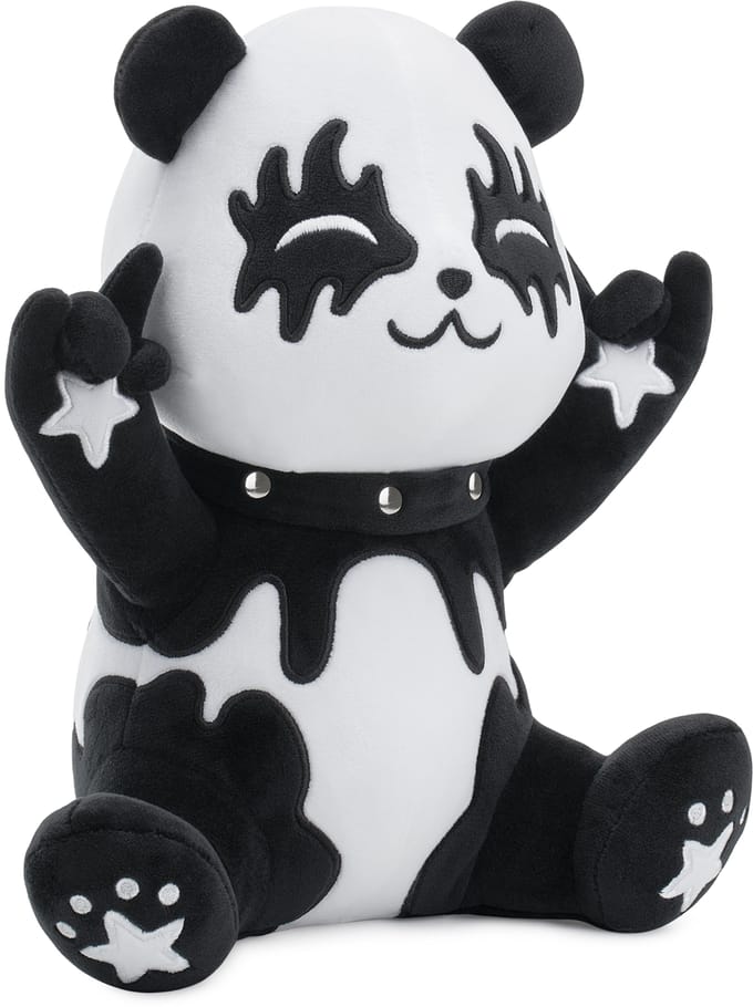 Corimori - Fun Pluchen figuur - Tin de metal panda - voor Geen - wit-zwart