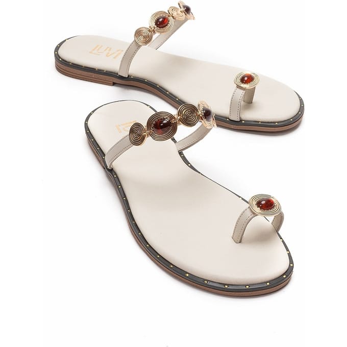Martinez Leren Teenslippers
