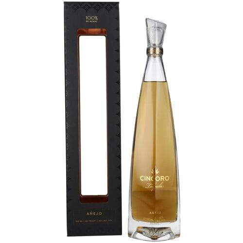Cincoro Tequila Añejo 40% Vol. 0,7l in geschenkverpakking