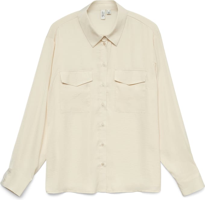 VERO MODA - VMHUNTLEY LS SHIRT WVN BTQ GA - Dames - Blouses