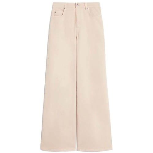 Regular fit wide leg jeans uit Katoenmix Model 'MEDINA'