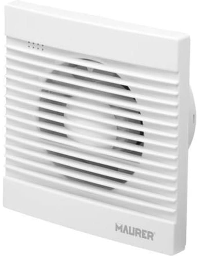 Badkamer afzuiging 16 W - Ø 116 mm - Compacte ventilator 9 x 18 x 19 cm